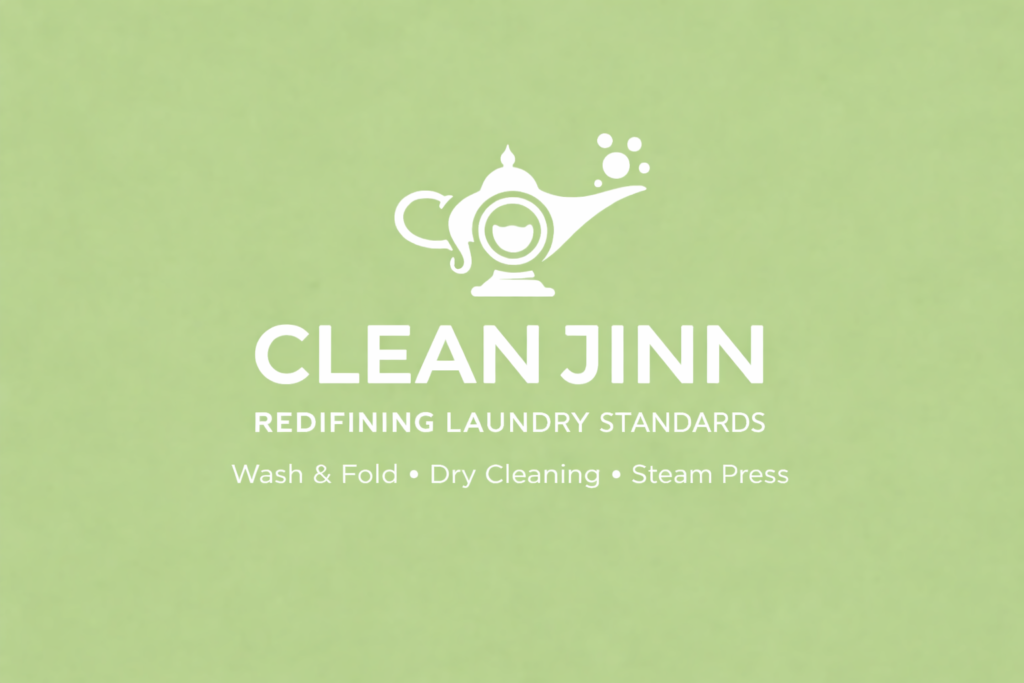 clean jinn laundry services logo